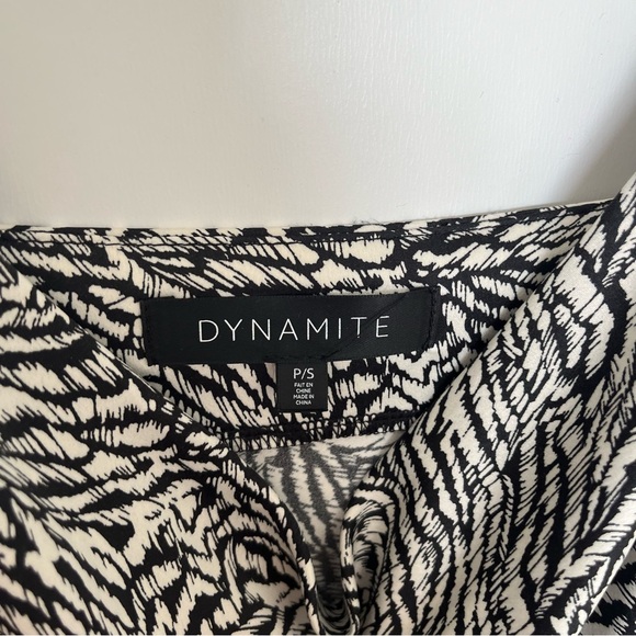 Dynamite Printed Cowl Neck Mini Dress - Picture 5 of 10